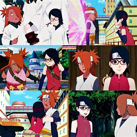 boruto chocho|Sarada vs Cho.